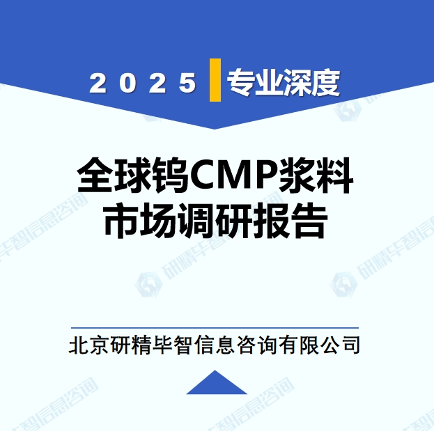 2025年全球与中国钨CMP浆料市场深度调研报告：行业趋势与投资前景分析