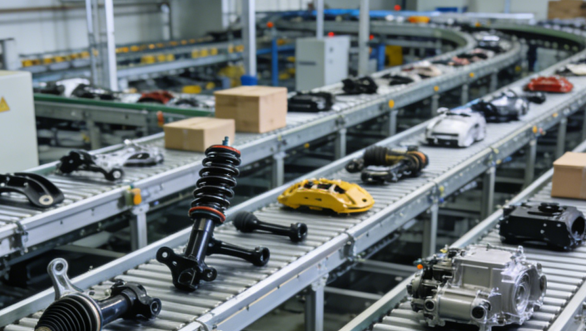 全球汽车零部件物流市场规模、驱动与区域格局深度剖析