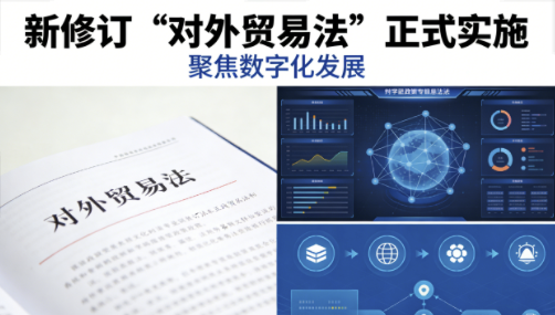 新《对外贸易法》落地：电子单证降本35%数字互认破解跨境贸易信任难题