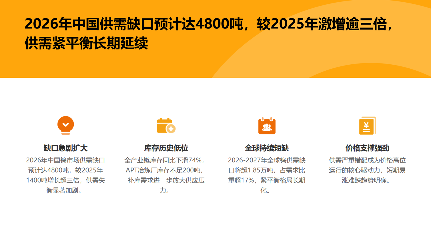 2026年中国钨市场供需缺口 2026年中国钨市场供需缺口