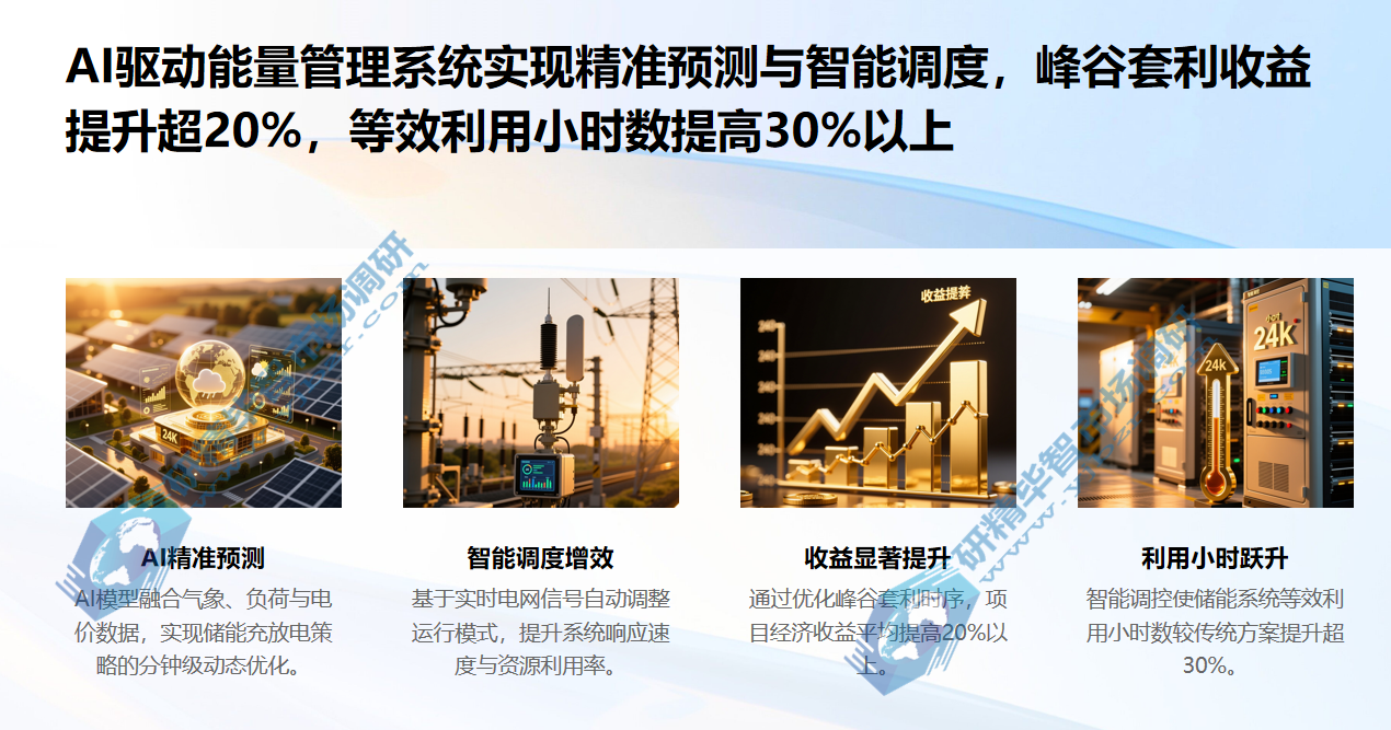 AI技术成为储能系统智能化升级的核心抓手 AI技术成为储能系统智能化升级的核心抓手