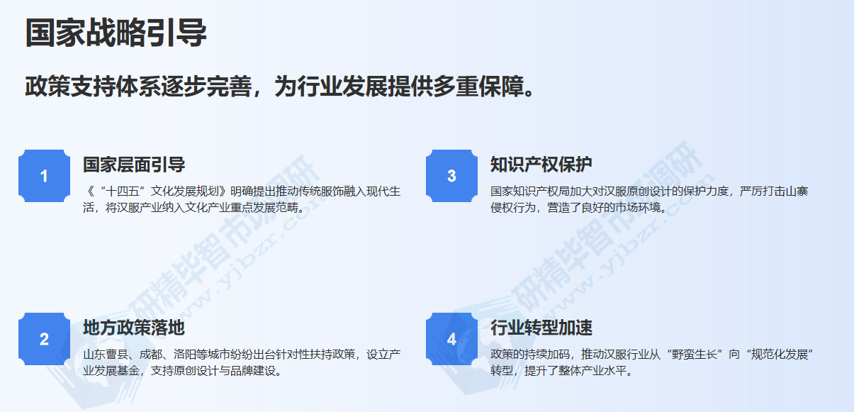 汉服政策支持体系逐步完善，产业发展获多重保障