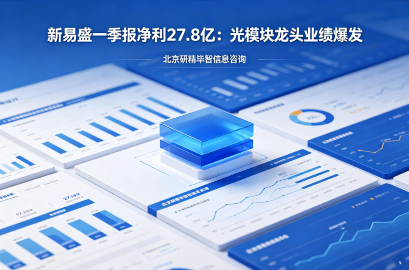 新易盛一季报净利27.8亿：光模块龙头业绩爆发，AI算力产业链景气度持续验证